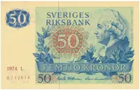 Švédsko, 50 Kronor 1974, P.53b