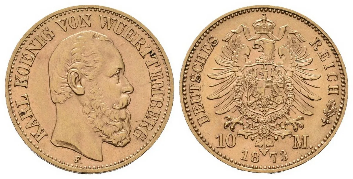 Württemberg, Karl, 1864 - 1891 — 1