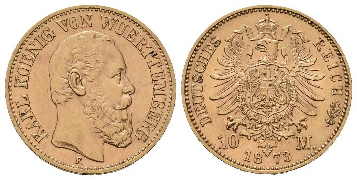 Württemberg, Karl, 1864 - 1891 — 1