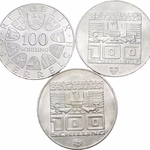 100 Schilling 1976 - XII. ZOH, různé motivy,