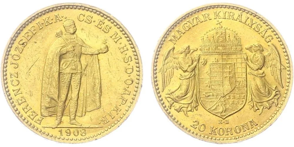 20 Koruna 1908 KB