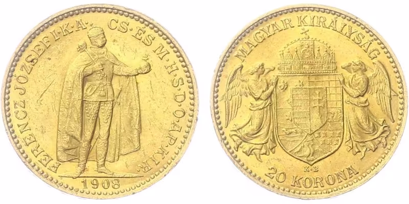 20 Koruna 1908 KB
