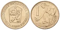 1 Koruna 1980