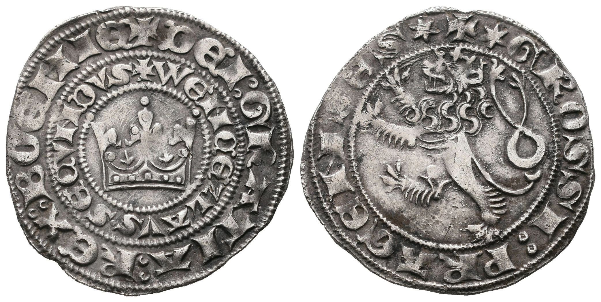 Václav II., Pražský groš, Smolík 2