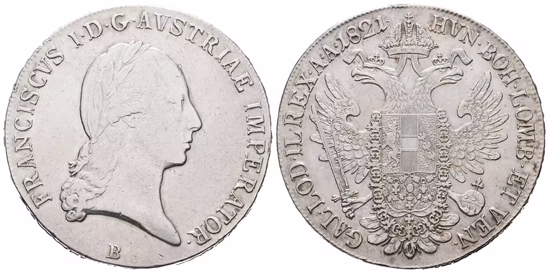 František II., Tolar 1821 B
