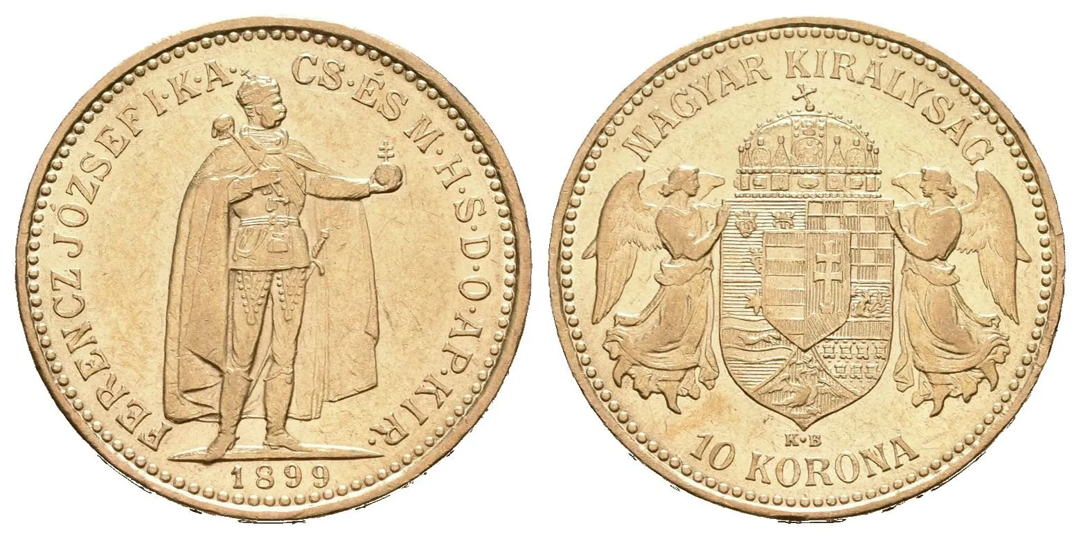 10 Koruna 1899 KB