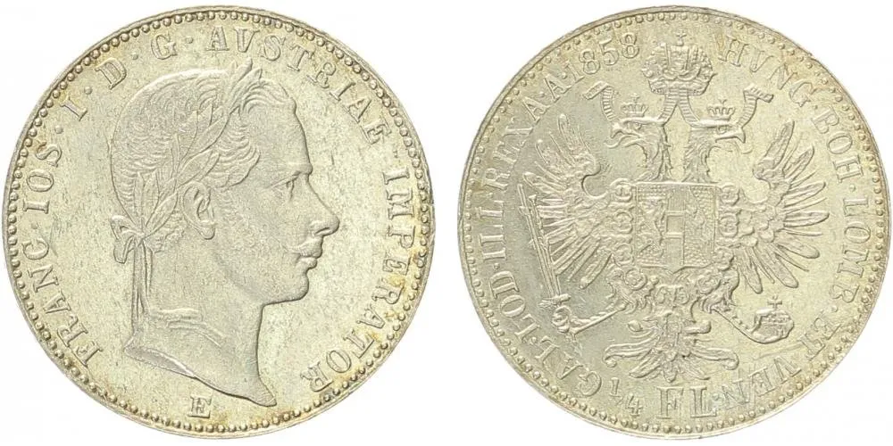 Rakouská a spolková měna, 1857 - 1892 — 1