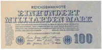 Německo, 100 Milliarden Mark 1923, Ro.123