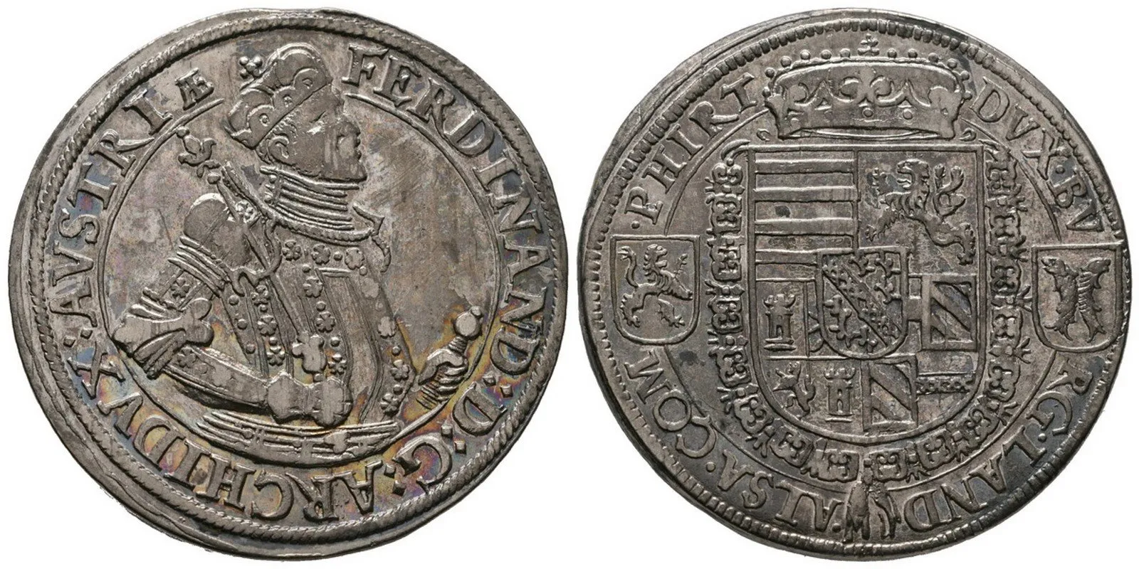 Arcivévoda Ferdinand Tyrolský, Tolar b.l., Ensisheim