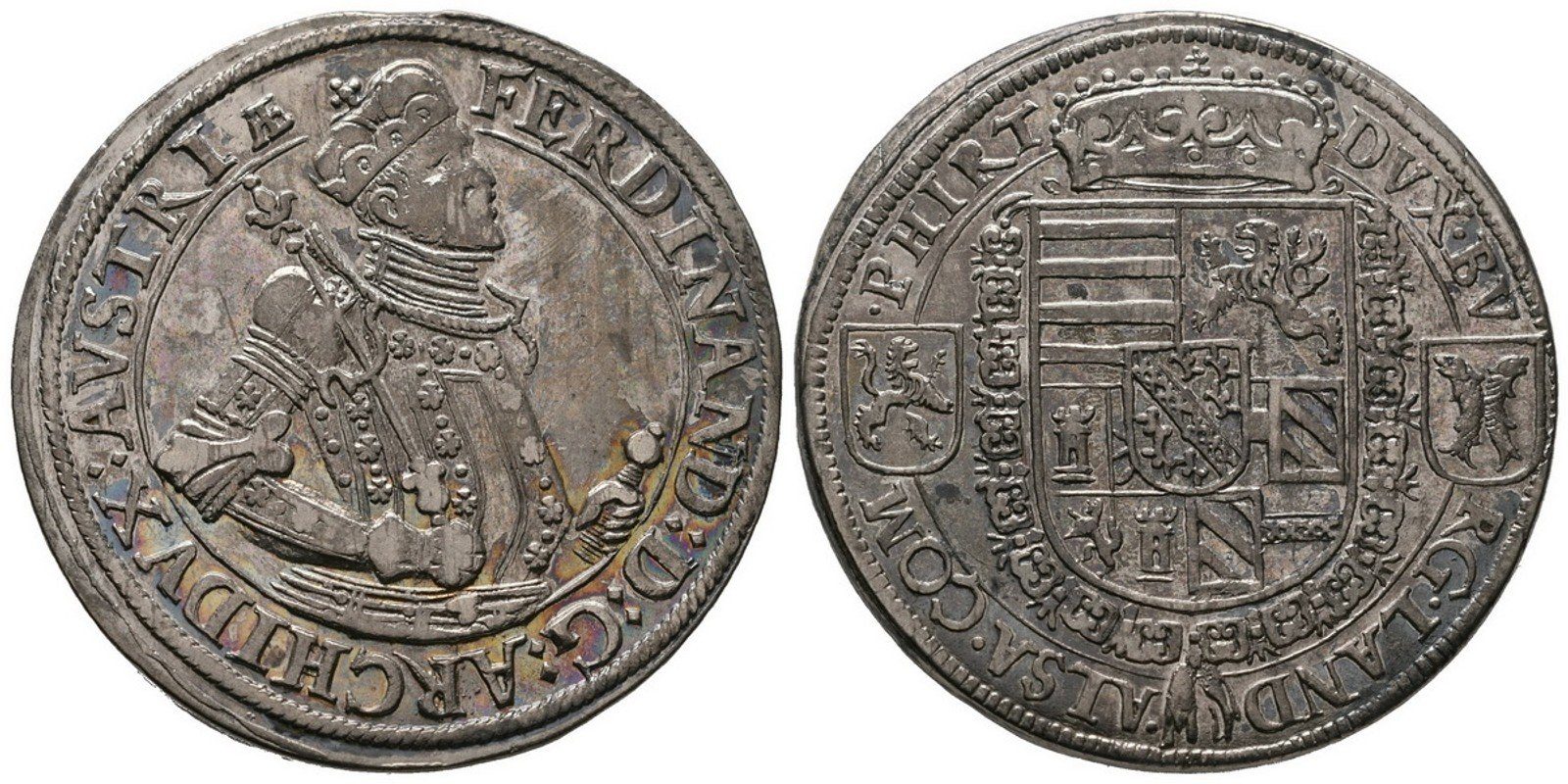 Arcivévoda Ferdinand Tyrolský, Tolar b.l., Ensisheim