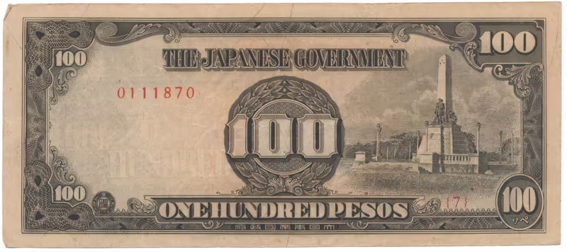 Filipíny - japonská okupace, 100 Pesos (1944), P.112a