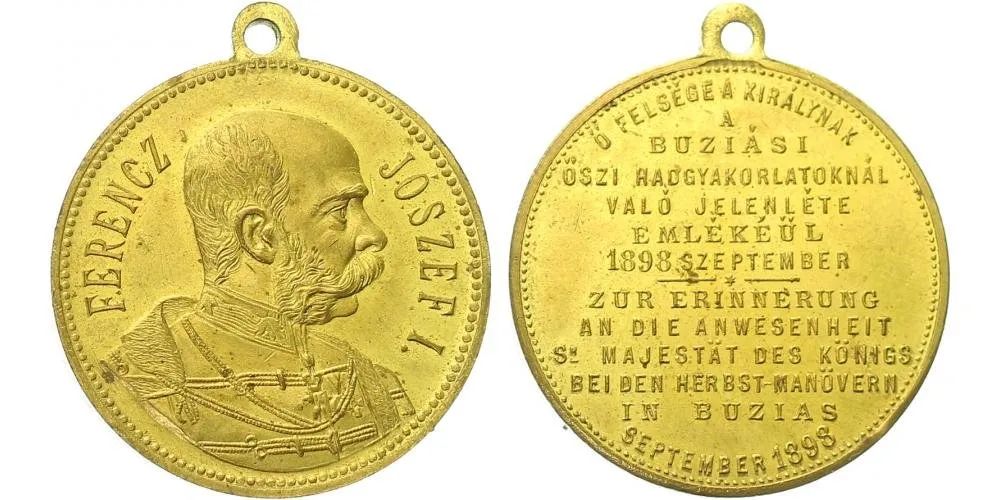 František Josef I., medaile vojenských manévrů — 1