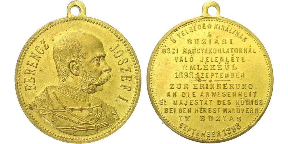 František Josef I., medaile vojenských manévrů — 1