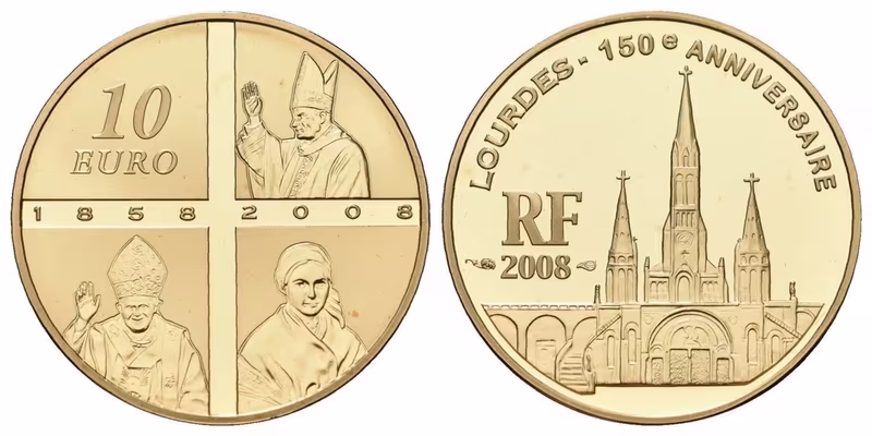 Francie, 10 Euro 2008 - Lurdy
