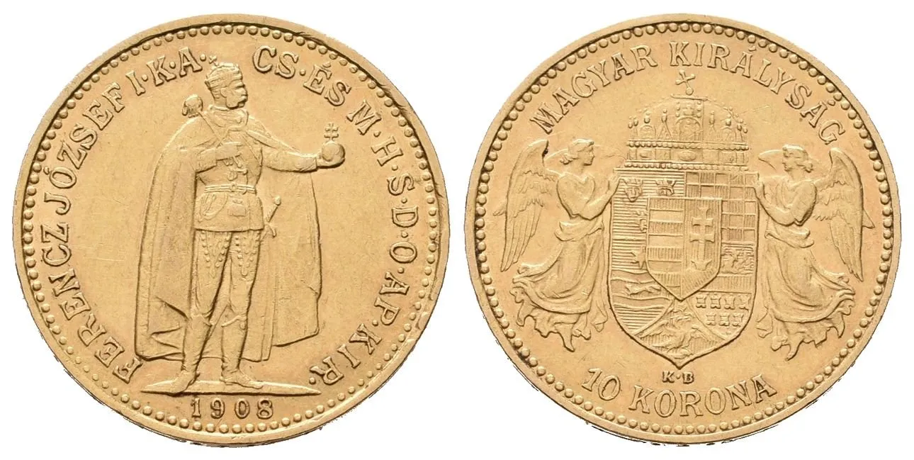 10 Koruna 1908 KB