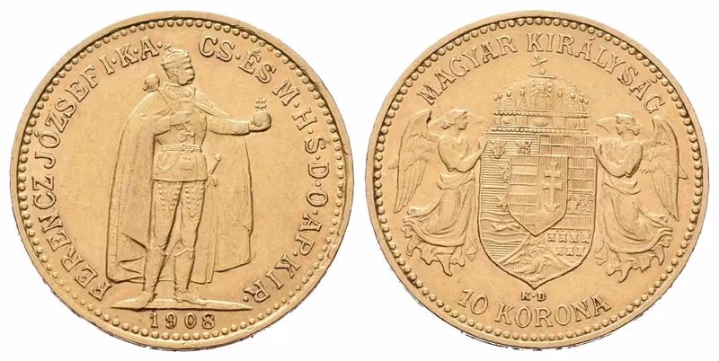 10 Koruna 1908 KB