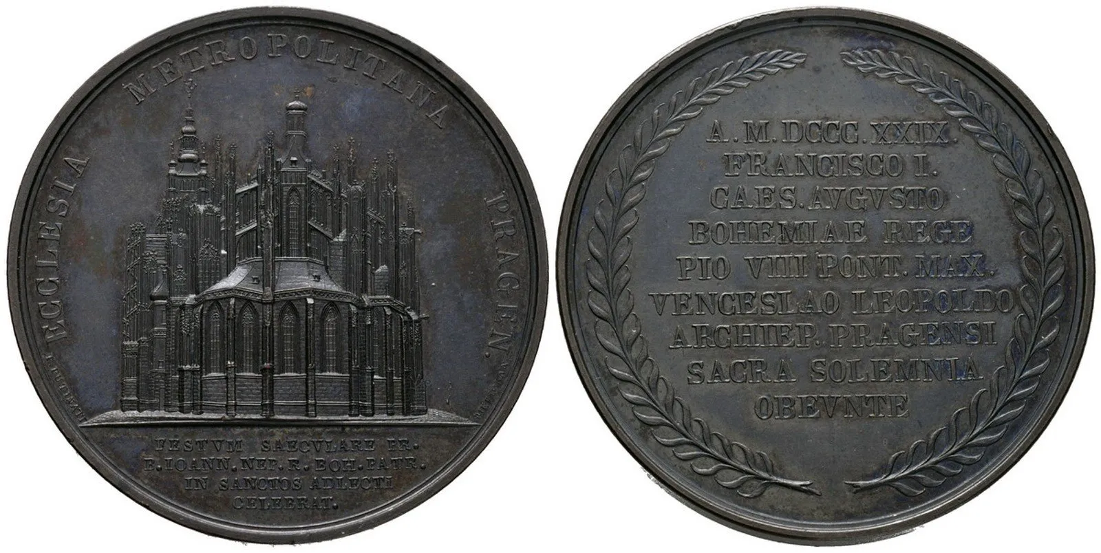 Praha - arcibiskupství, Václav Leopold Chlumčanský, 1814 - 1830 — 1
