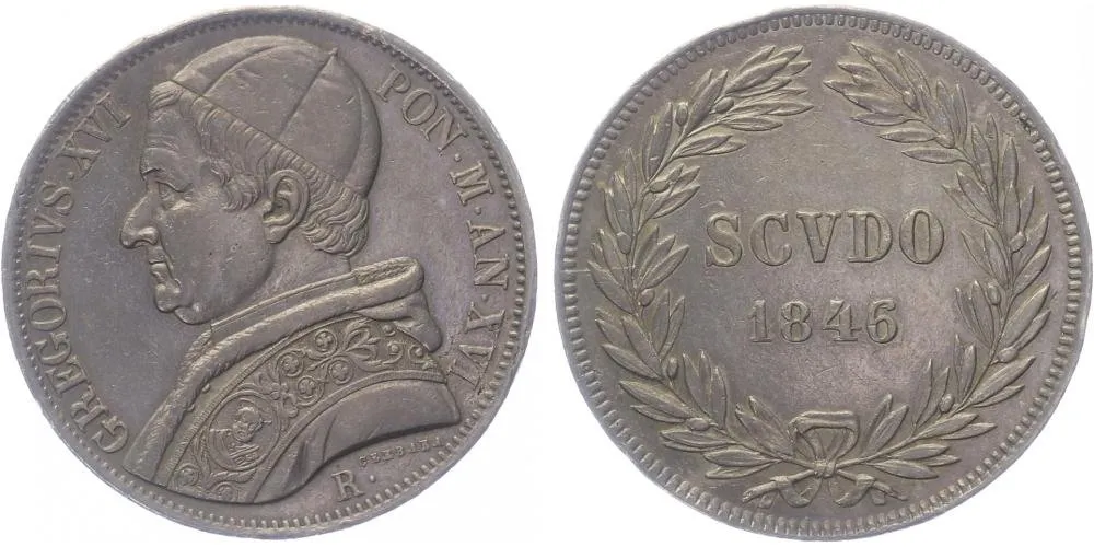Vatikán, Gregorius XVI., 1831 - 1846 — 1