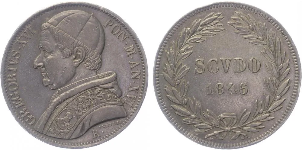 Vatikán, Gregorius XVI., 1831 - 1846 — 1