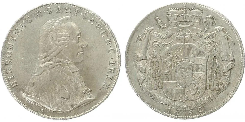 Salzburg - arcibiskupství, Hyeronymus Colloredo, 1772 - 1803 — 1