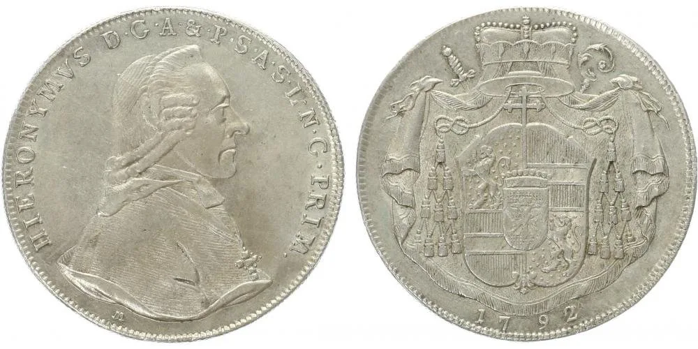 Salzburg - arcibiskupství, Hyeronymus Colloredo, 1772 - 1803 — 1