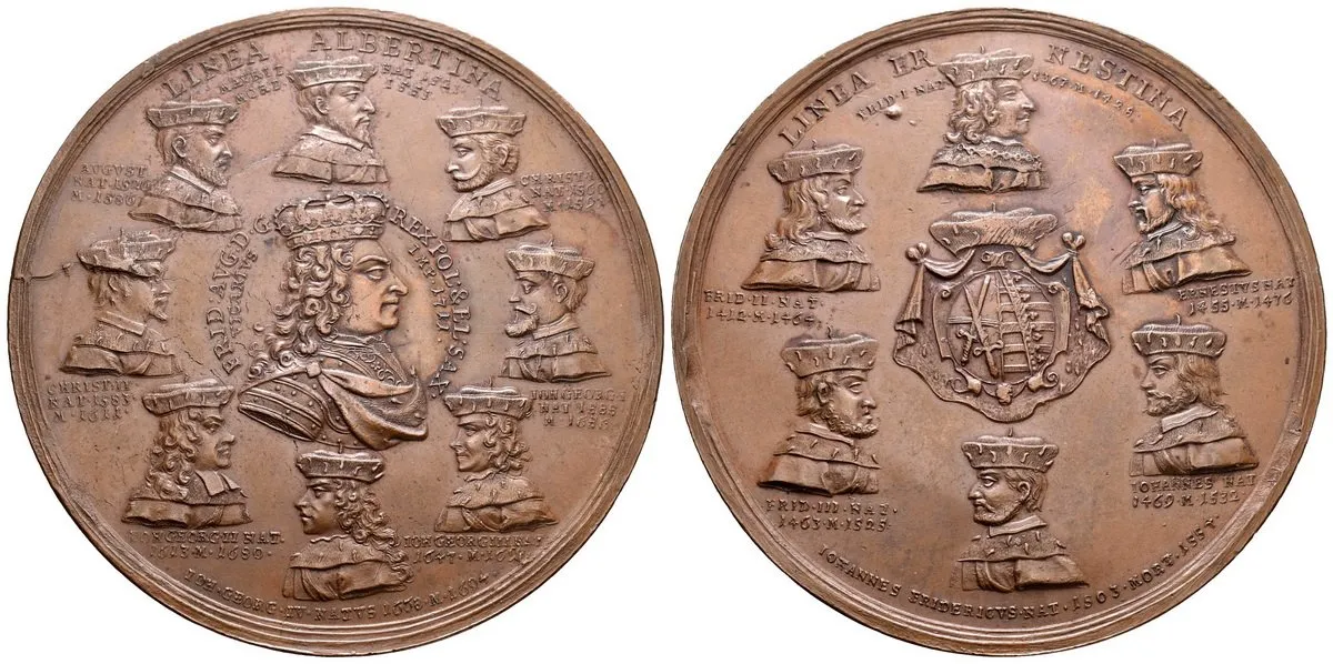 Sasko, Friedrich August I., 1694 - 1733 — 1