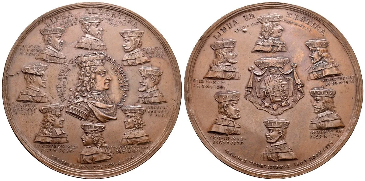 Sasko, Friedrich August I., 1694 - 1733 — 1