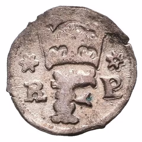Malý peníz b.l., Kutná Hora, Cn.4, Hal.83 var., patina, starý pod. lístek