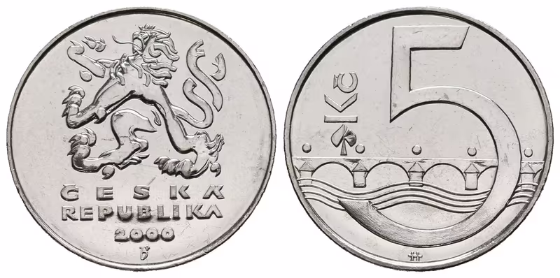 5 Koruna 2000