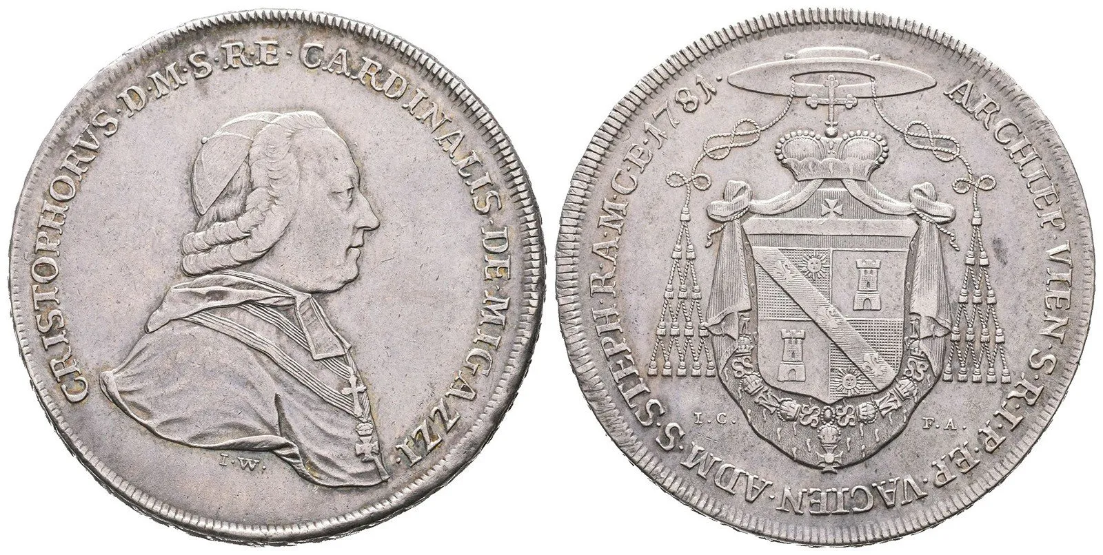 Vídeň - biskupství, Christoph Anton von Migazzi, 1757 - 1803 — 1