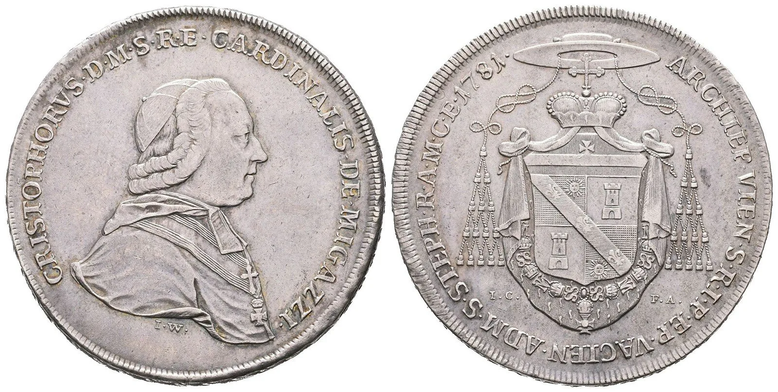 Vídeň - biskupství, Christoph Anton von Migazzi, 1757 - 1803 — 1