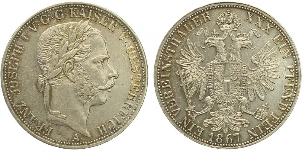 Rakouská a spolková měna, 1857 - 1892 — 1