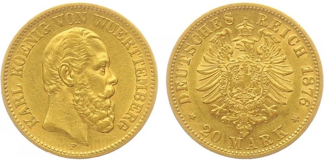 Württemberg, Karl, 1864 - 1891 — 1