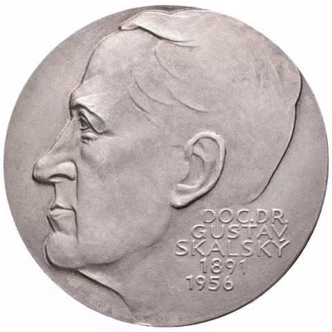 AR Medaile 1981 - Gustav Skalský, k 25. výročí úmrtí, vydala ČNS.