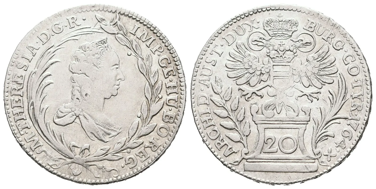 Marie Terezie, 20 Krejcar 1764, Vídeň