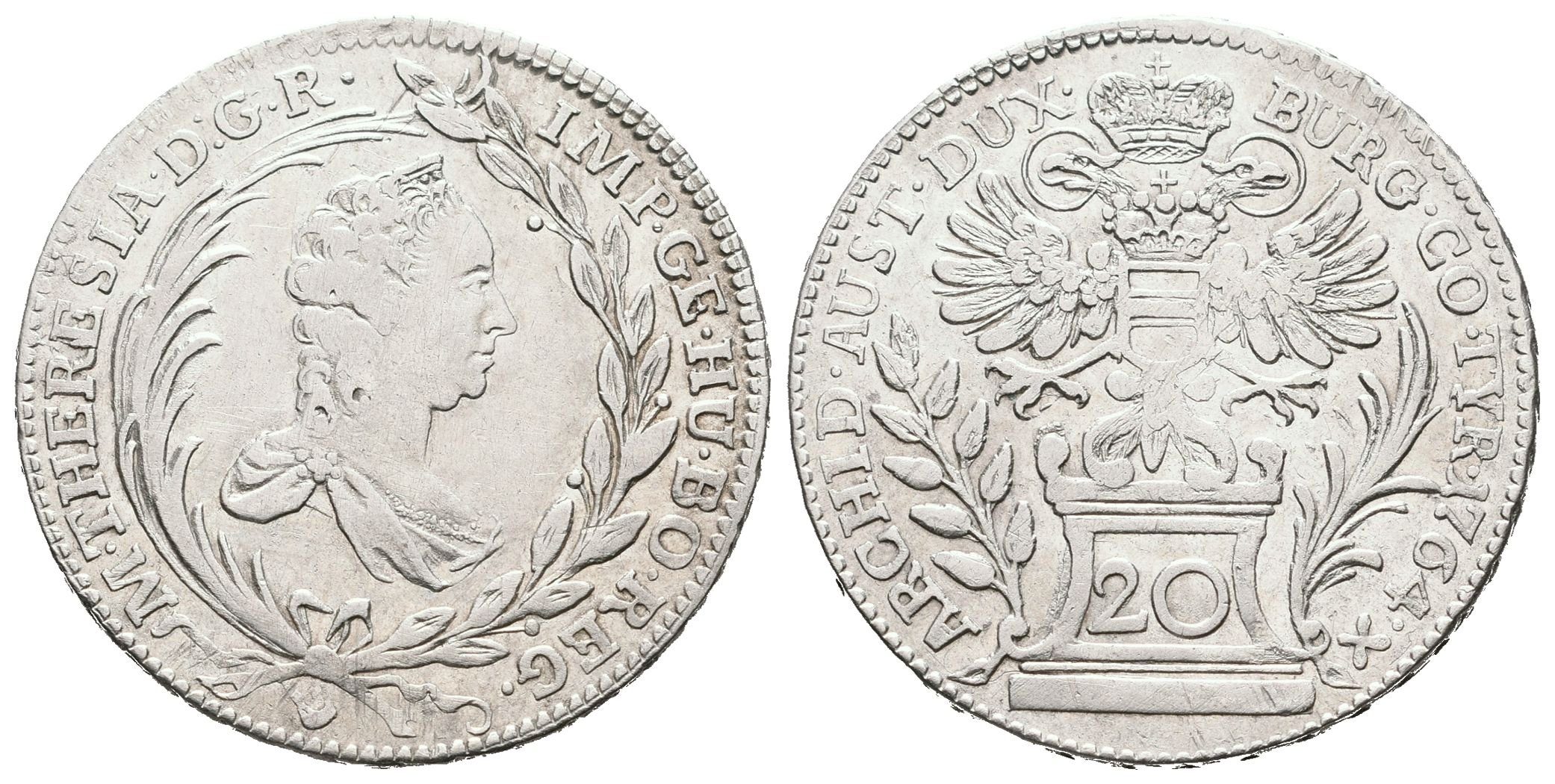 Marie Terezie, 20 Krejcar 1764, Vídeň