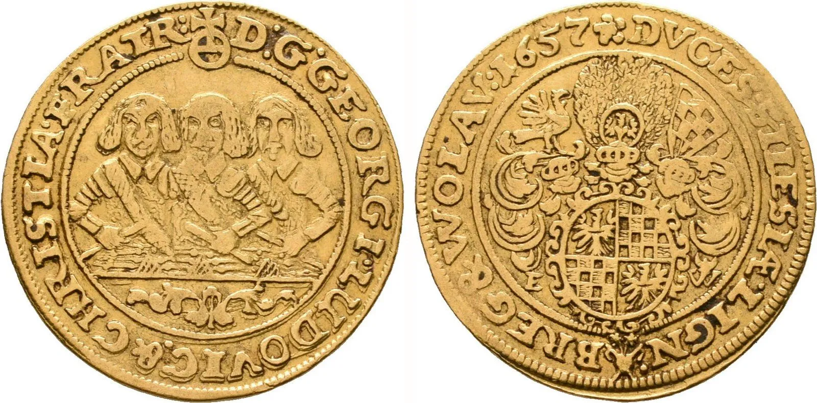 Lehnice - Břeh, Georg, Ludwig a Christian, 1639 - 1663 — 1