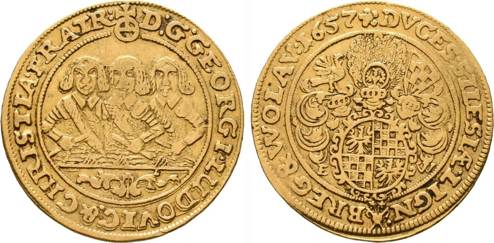 Lehnice - Břeh, Georg, Ludwig a Christian, 1639 - 1663 — 1