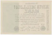 Německo, 1 Million Mark 1923, Ro.101d - fotografie 2