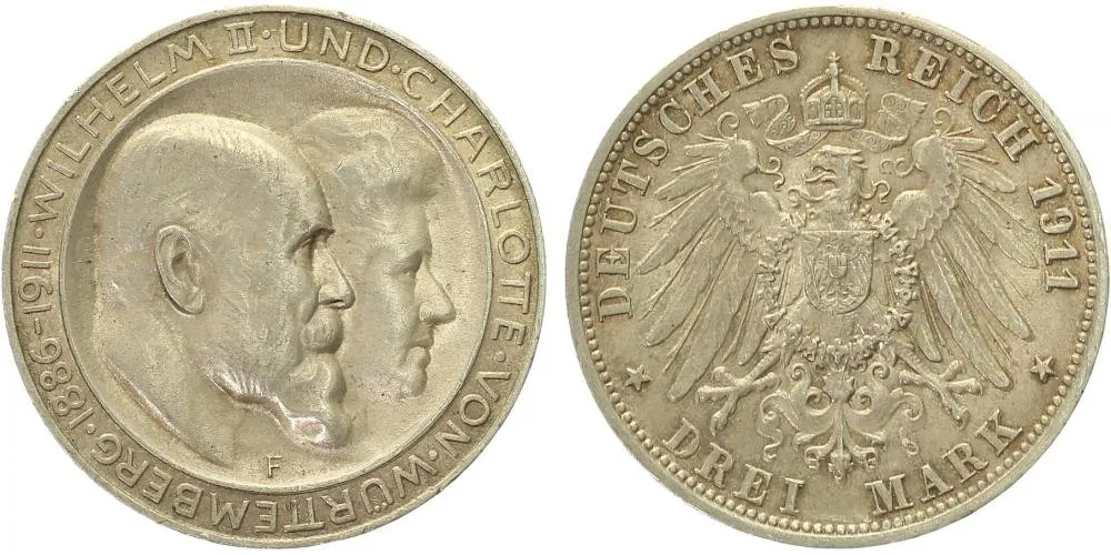 Württemberg, Wilhelm II., 1891 - 1918 — 1