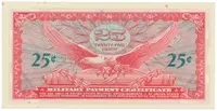 USA, vojenské vydání MPC, 25 Cents (1965), P.M59 - fotografie 2