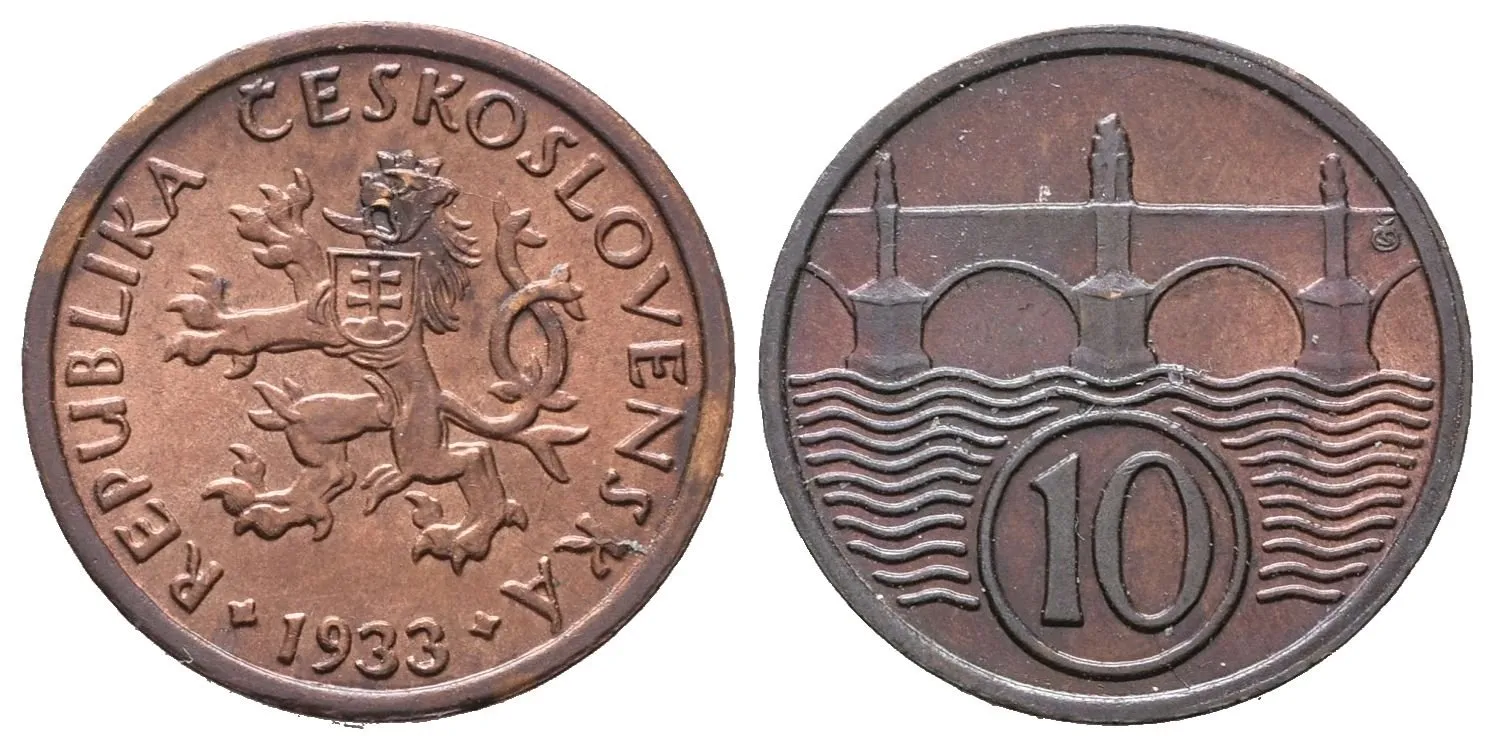 10 Haléř 1933