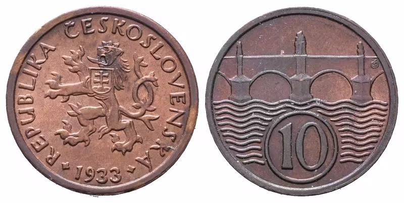 10 Haléř 1933