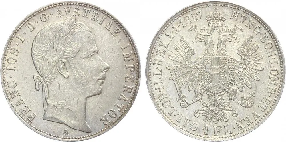 Rakouská a spolková měna, 1857 - 1892 — 1