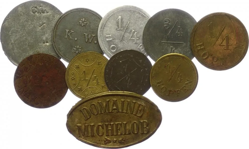 Chmelové a pivní známky — 1