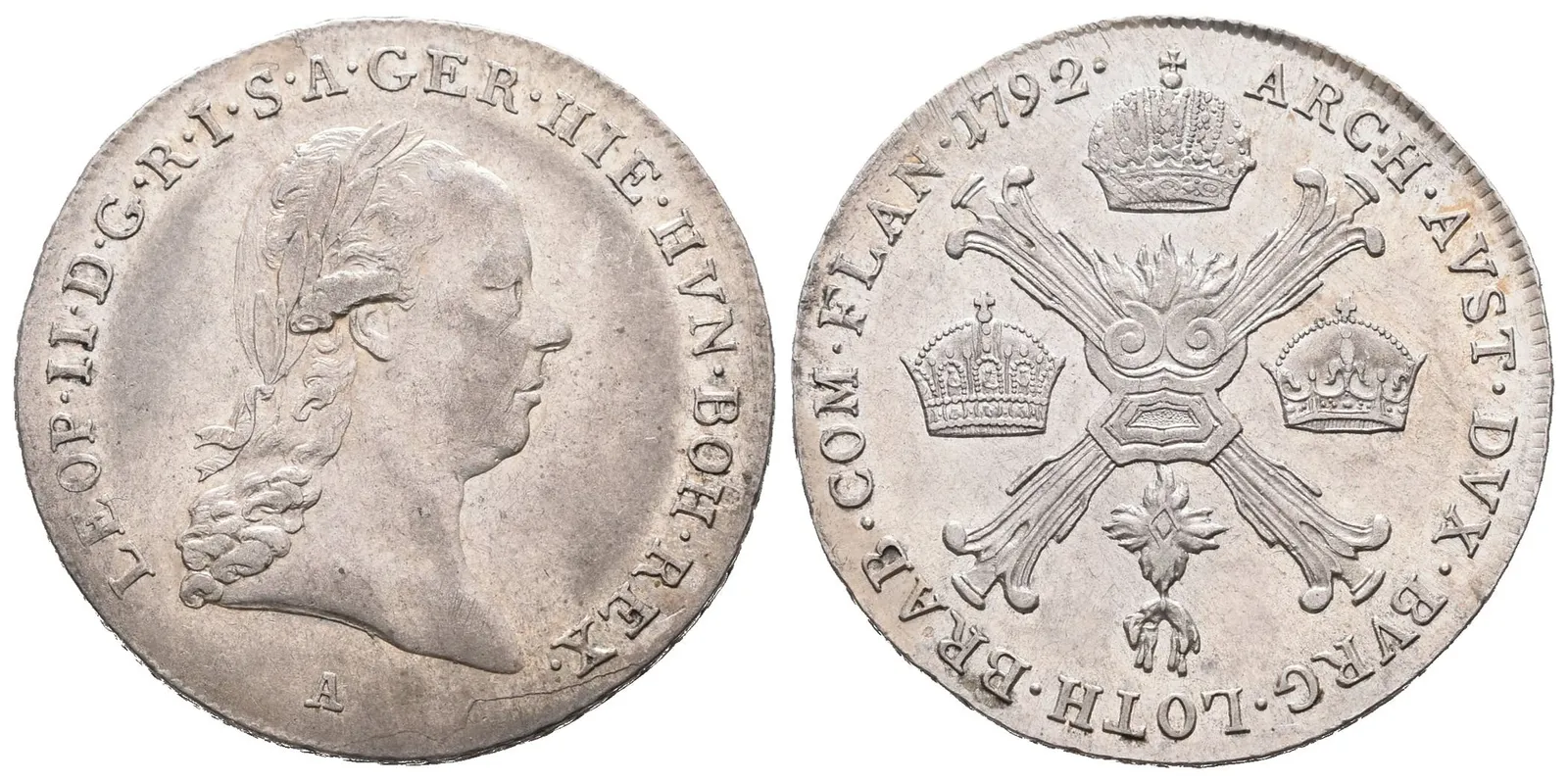 1/4 Tolar křížový 1792 A