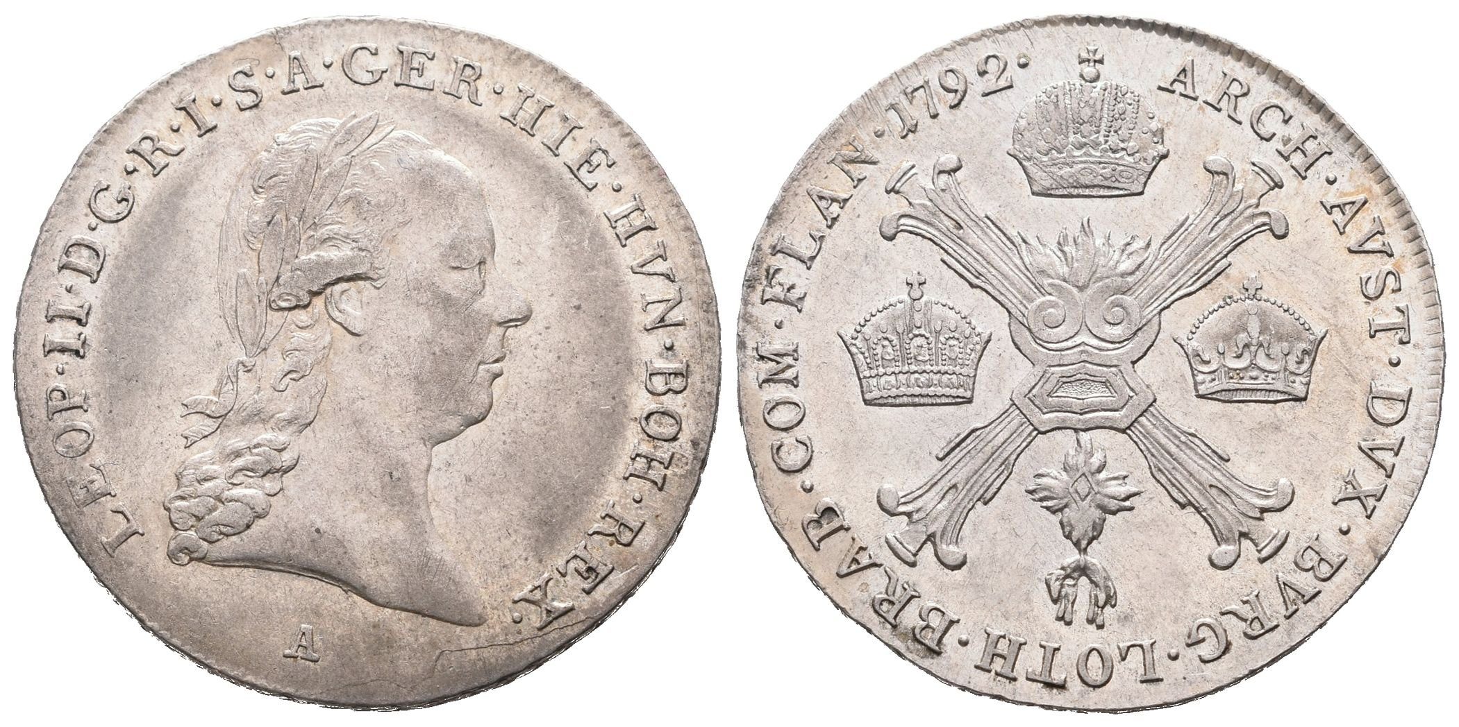 1/4 Tolar křížový 1792 A