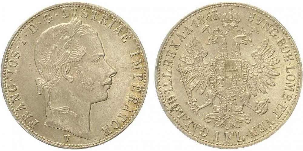 Rakouská a spolková měna, 1857 - 1892 — 1