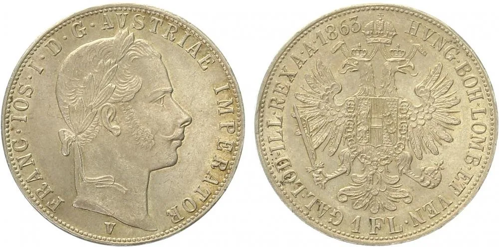 Rakouská a spolková měna, 1857 - 1892 — 1