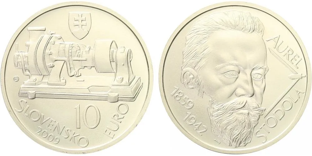 10 Euro 2009 - Aurel Stodola, běžná kvalita